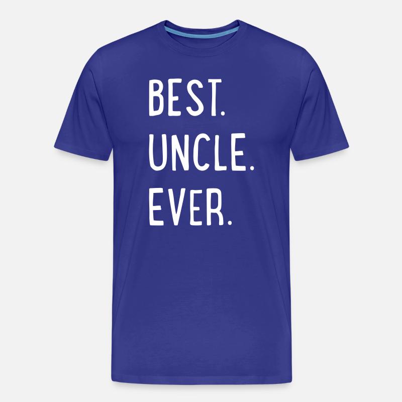 best uncle ever - Männer Premium Bio T-Shirt - Königsblau