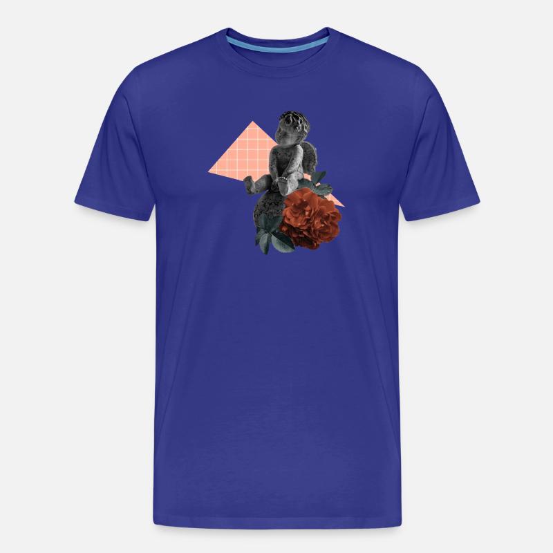 Cherub Rose Ästhetik - Männer Premium Bio T-Shirt - Königsblau