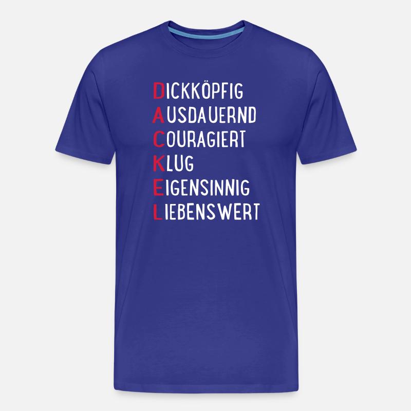 Dackel - Männer Premium Bio T-Shirt - Königsblau