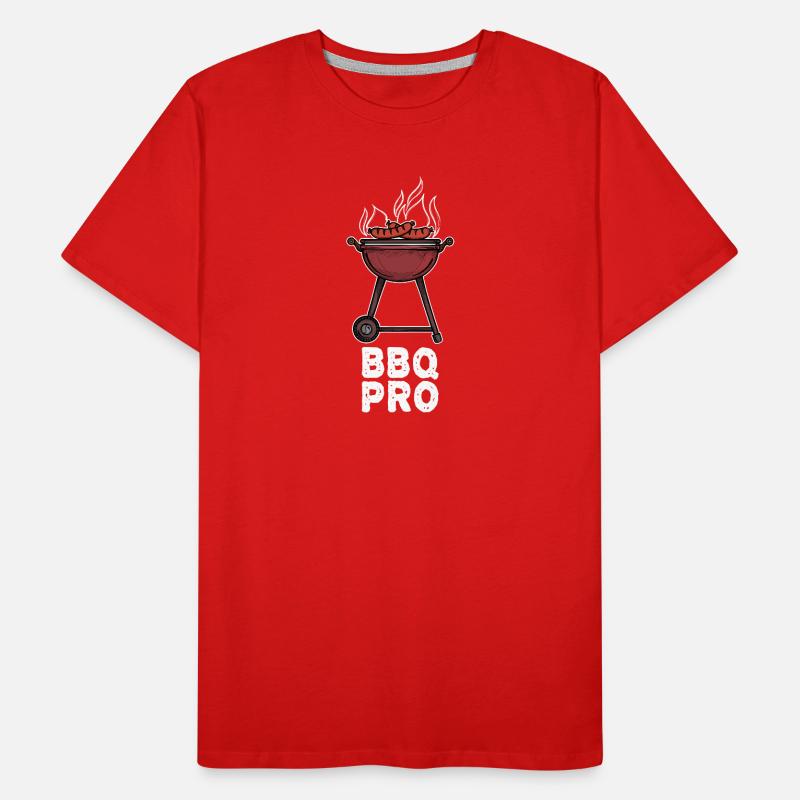 Barbecue BBQ Grilling Bratwurst GrillParty Men's Premium Organic T-Shirt