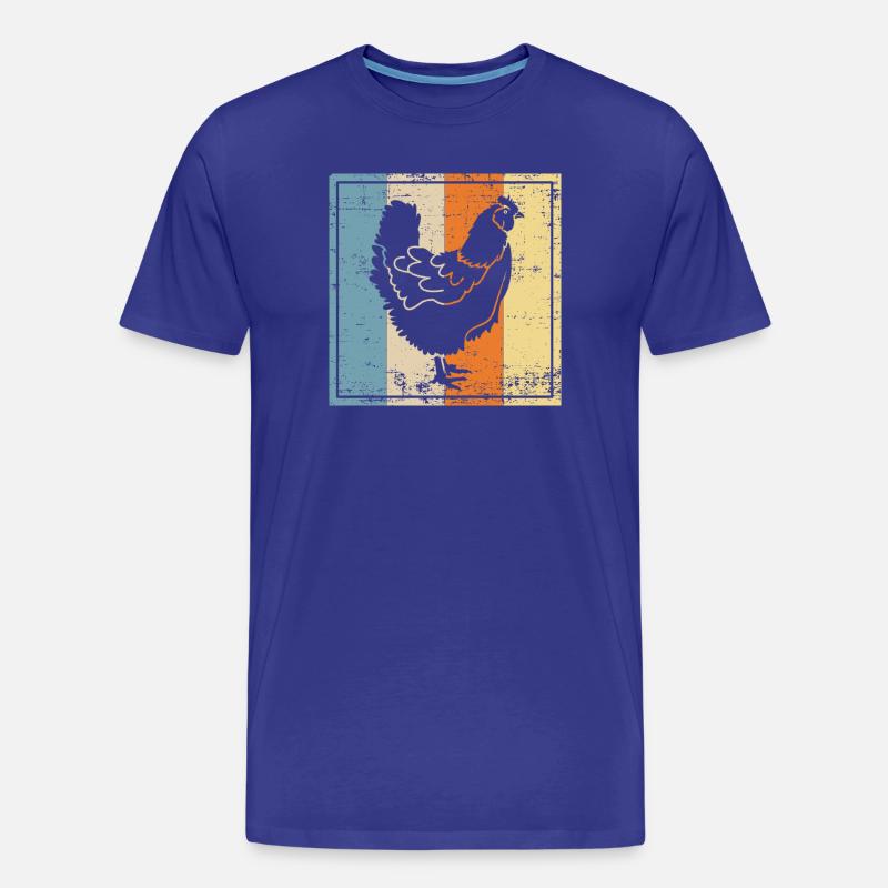 Huhn - Männer Premium Bio T-Shirt - Königsblau