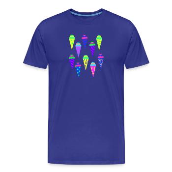 Schultüte Zuckertüte Kita Vorschule Schulbeginn - Männer Premium Bio T-Shirt - Königsblau - Vorne - Damien (186cm)