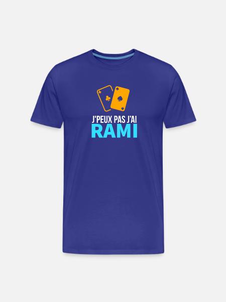 Card game Le Rami - Men's Premium Organic T-Shirt - royal blue