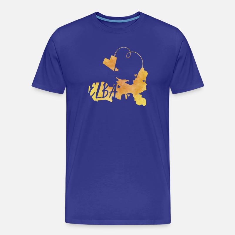 Elba - Männer Premium Bio T-Shirt - Königsblau