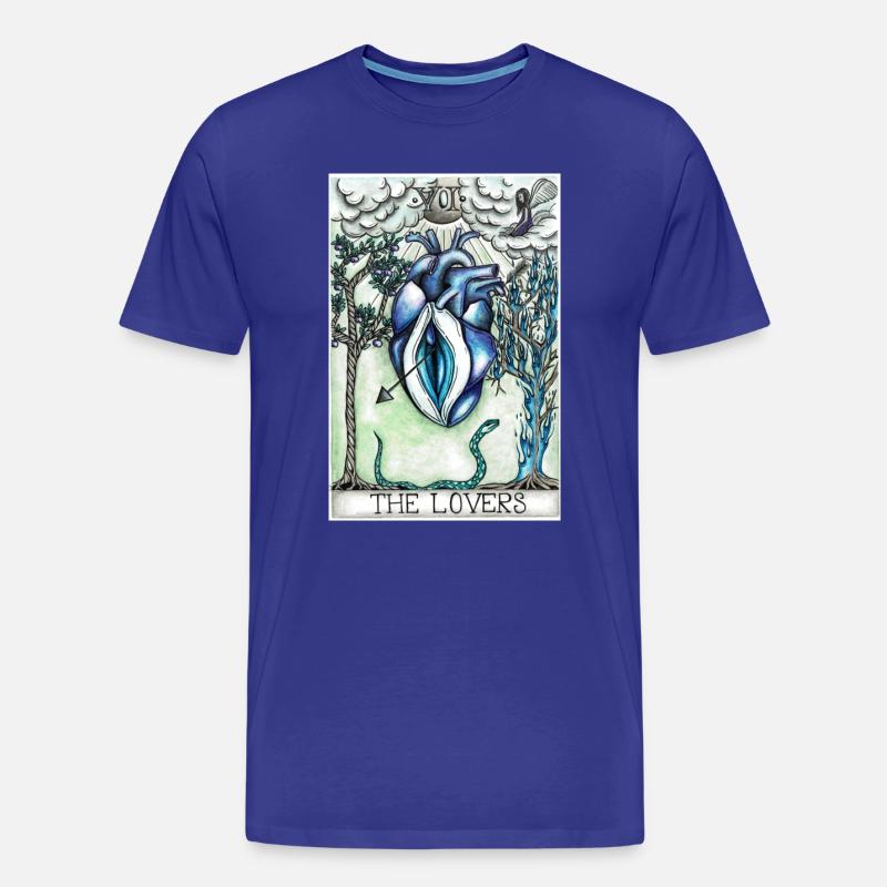 The Lovers - Männer Premium Bio T-Shirt - Königsblau
