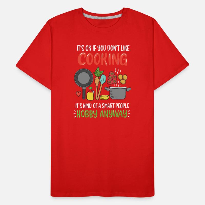 Cuisson Cuisinier Cuisinier T-shirt bio Premium Homme