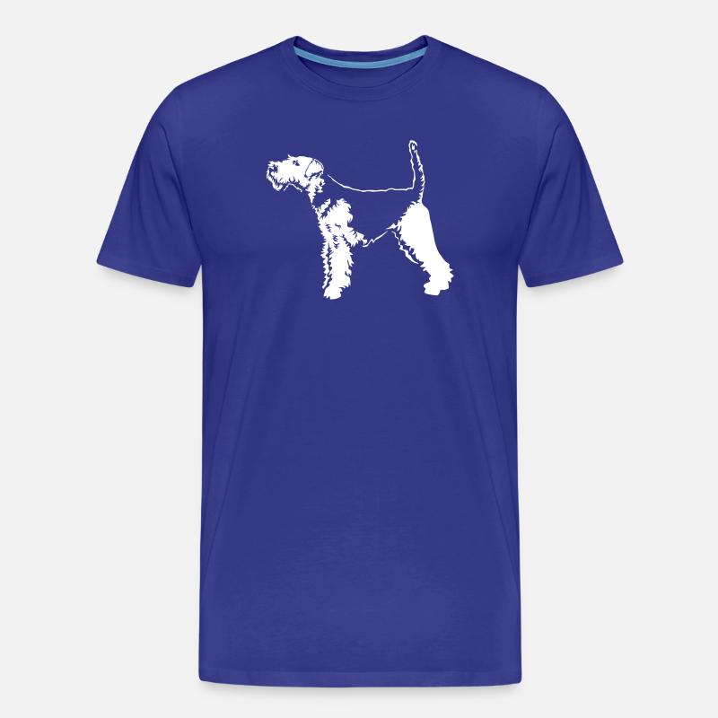 Welsh Terrier "Black Edition" - Männer Premium Bio T-Shirt - Königsblau