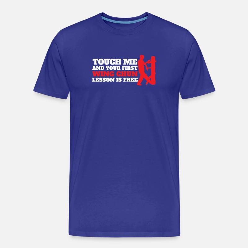 Wing Chun Chinesisch Kampfkunst - Männer Premium Bio T-Shirt - Königsblau