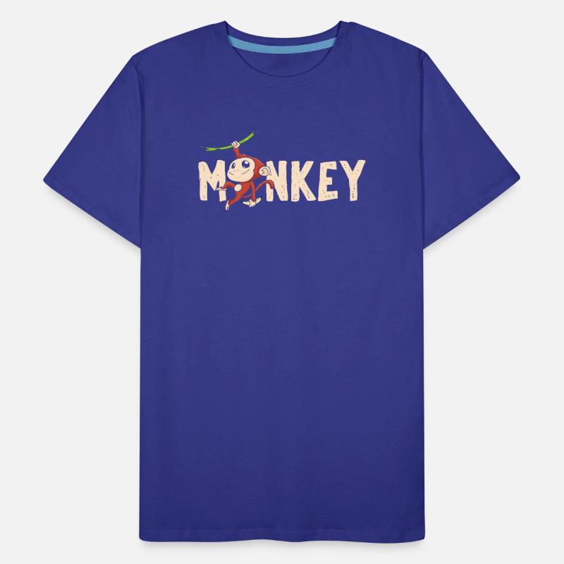 Monkey Primate Monkey Men's Premium Organic T-Shirt