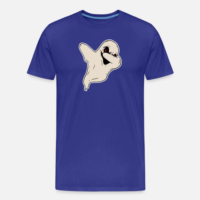 Halloween Horror Ghosts - Men's Premium Organic T-Shirt - royal blue