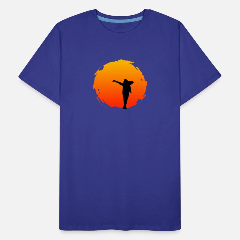Dancing At Sunset Men's Premium Organic T-Shirt