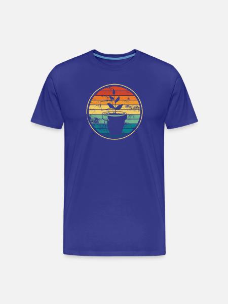 Plant Plants Garden - Men's Premium Organic T-Shirt - royal blue