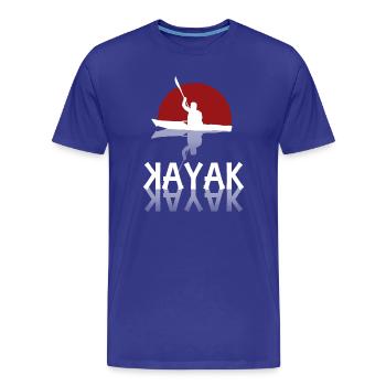 Kajak - Männer Premium Bio T-Shirt - Königsblau - Vorne - Damien (186cm)