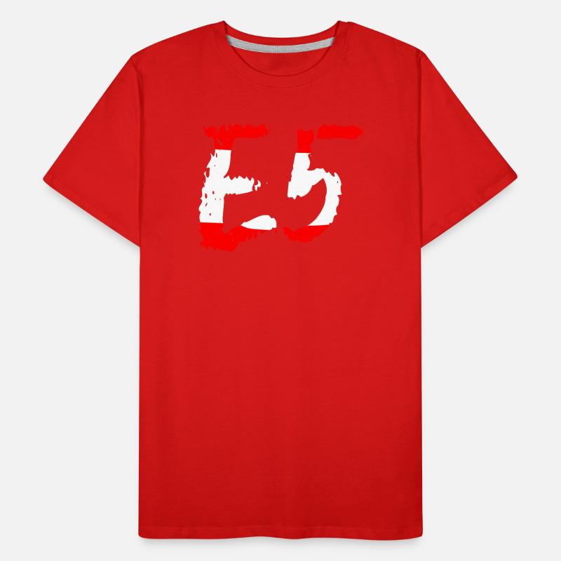 E5 Oberstdorf Meran Männer Premium Bio T-Shirt