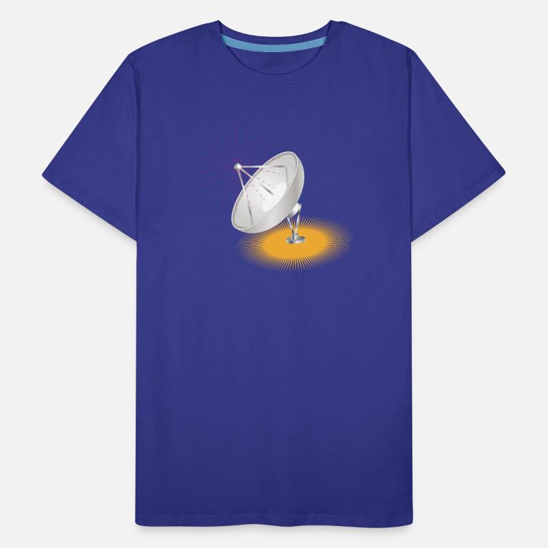 Satellite dish as a design element Men's Premium Organic T-Shirt