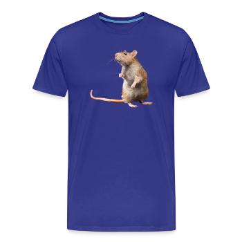 mouse - Men's Premium Organic T-Shirt - royal blue - Front - Damien (186cm)
