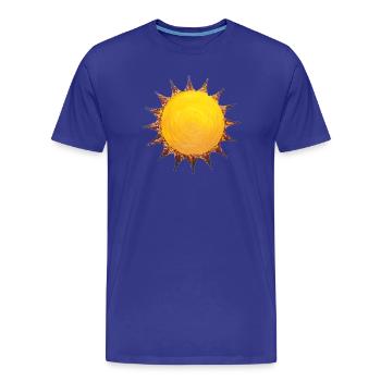 Sonnen-Power - Sonja Ariel von Staden - Men's Premium Organic T-Shirt - royal blue - Front - Damien (186cm)
