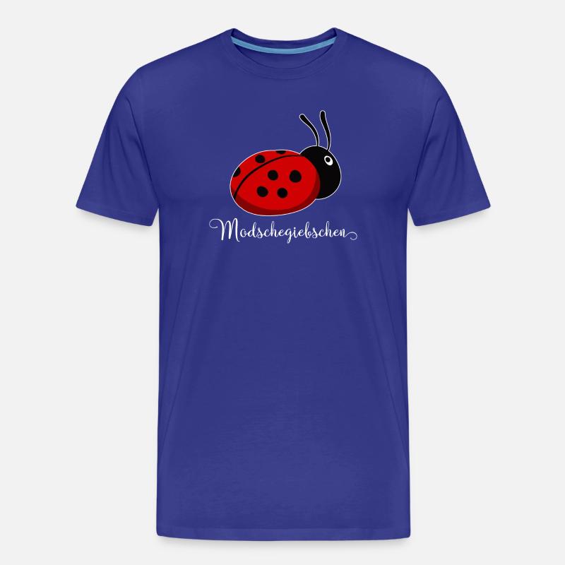 Modschegiebchen Ladybug Saxon Gift Idea - Men's Premium Organic T-Shirt - royal blue