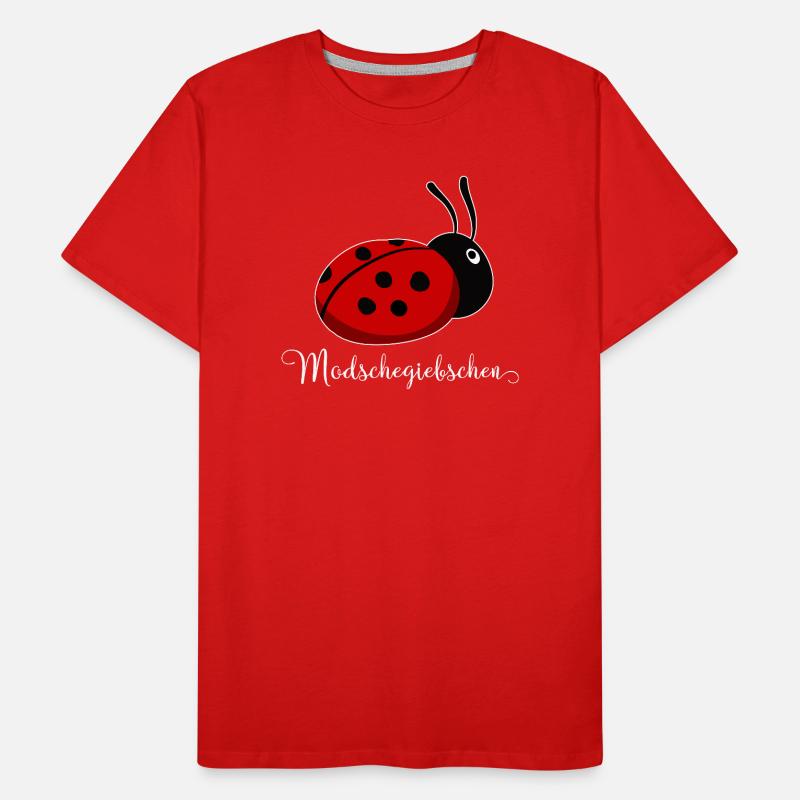 Modschegiebchen Ladybug Saxon Gift Idea Men's Premium Organic T-Shirt