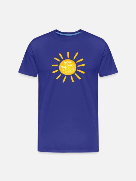Sunshine; Sun - Men's Premium Organic T-Shirt - royal blue