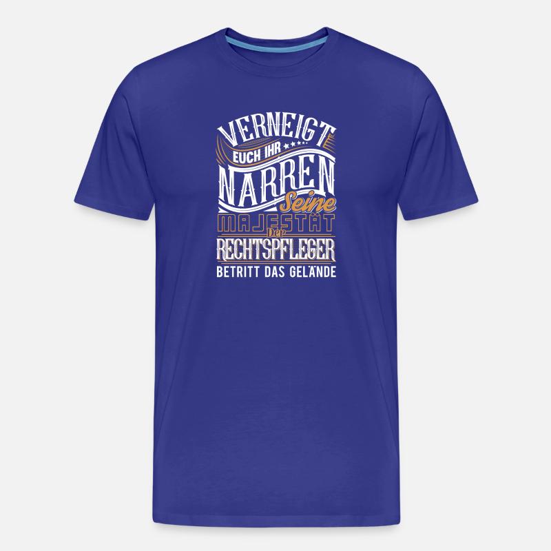 Rechtspfleger - Männer Premium Bio T-Shirt - Königsblau