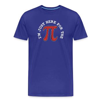 Pi-Tag Pi Math - Männer Premium Bio T-Shirt - Königsblau - Vorne - Damien (186cm)