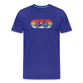 Radfahren Radfahrer Vintage - Männer Premium Bio T-Shirt - Königsblau - Vorne - Damien (186cm)