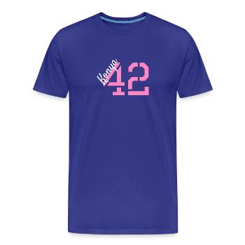Konya 42 Kennzeichen Türkei - Männer Premium Bio T-Shirt - Königsblau - Vorne - Damien (186cm)
