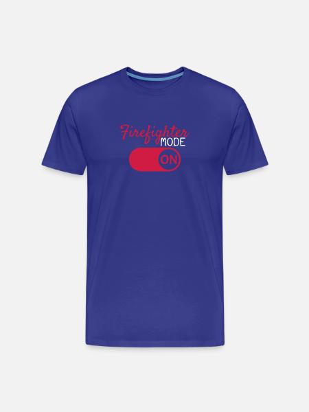 Fire brigade - Men's Premium Organic T-Shirt - royal blue