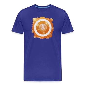 Sternentor der Manifestation - Sonja Ariel - Männer Premium Bio T-Shirt - Königsblau - Vorne - Damien (186cm)