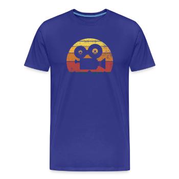 Filmkamera Regisseur Filmemachen - Männer Premium Bio T-Shirt - Königsblau - Vorne - Damien (186cm)