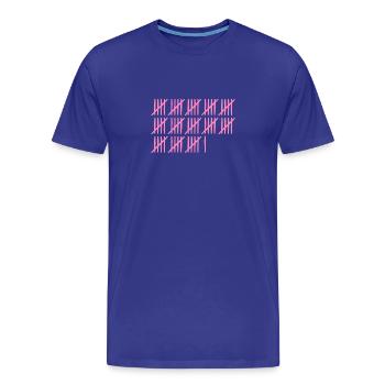 66 Geburtstag Strichliste 66 Jahre alt - Männer Premium Bio T-Shirt - Königsblau - Vorne - Damien (186cm)