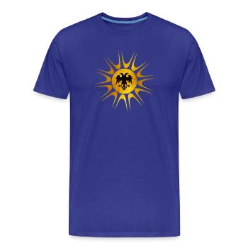 Illyria - Men's Premium Organic T-Shirt - royal blue - Front - Damien (186cm)