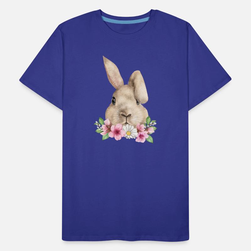 Rabbit Floppy Ear Easter Rabbit Mom Men's Premium Organic T-Shirt