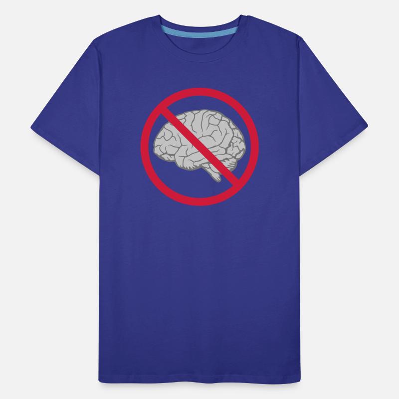 Brain Forbidden Shield Men's Premium Organic T-Shirt