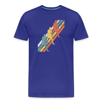 Boxen Boxer - Männer Premium Bio T-Shirt - Königsblau - Vorne - Damien (186cm)