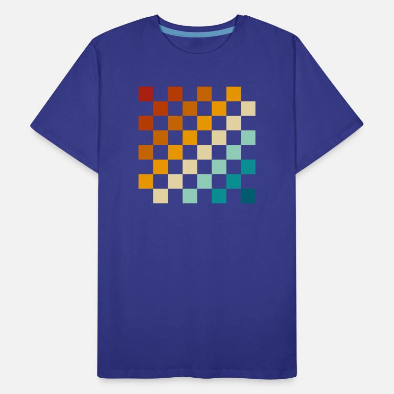 Échiquier rétro T-shirt bio Premium Homme