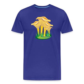 Champignons champignons - T-shirt bio Premium Homme - bleu roi - Devant - Damien (186cm)