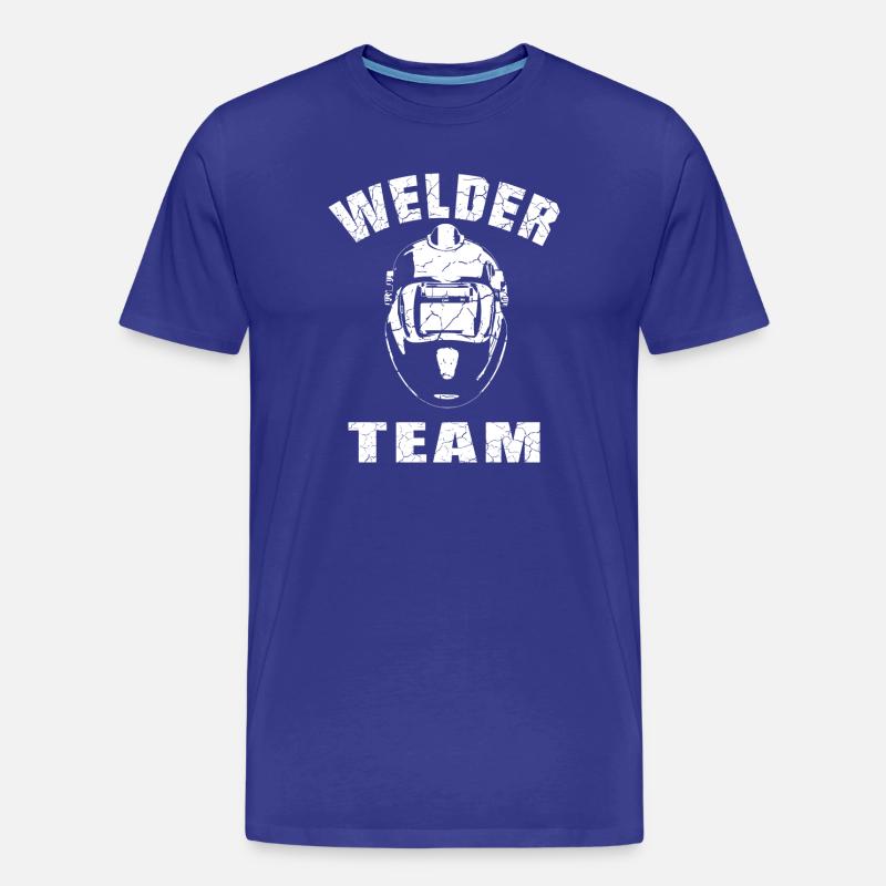 Conception de l’équipe de soudeurs - T-shirt bio Premium Homme - bleu roi