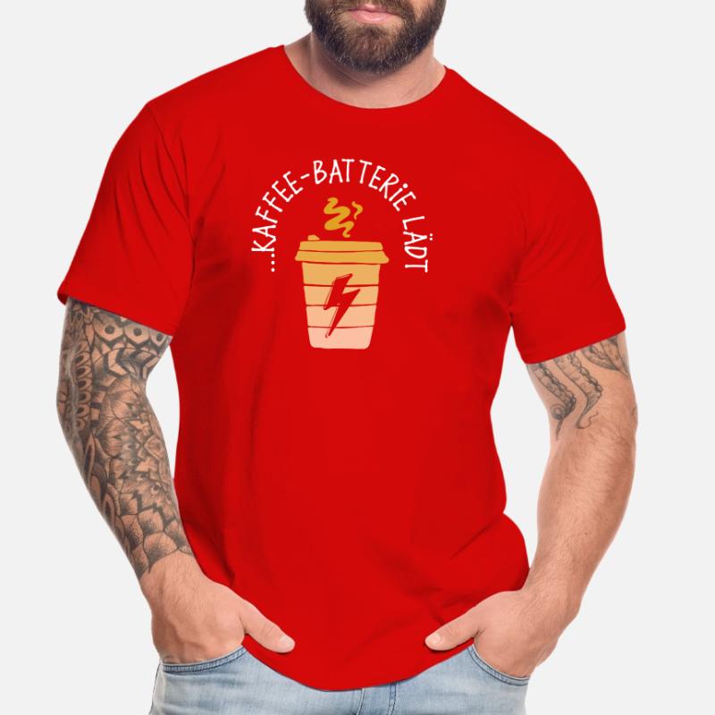 Coffee Drinking Caffeine Statement Coffee Drinker Men's Premium Organic T-Shirt