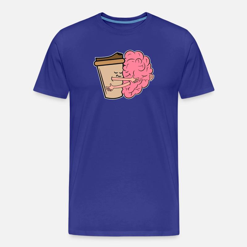 Kaffee Trinken Kaffeeliebhaber Kaffeetrinker - Männer Premium Bio T-Shirt - Königsblau