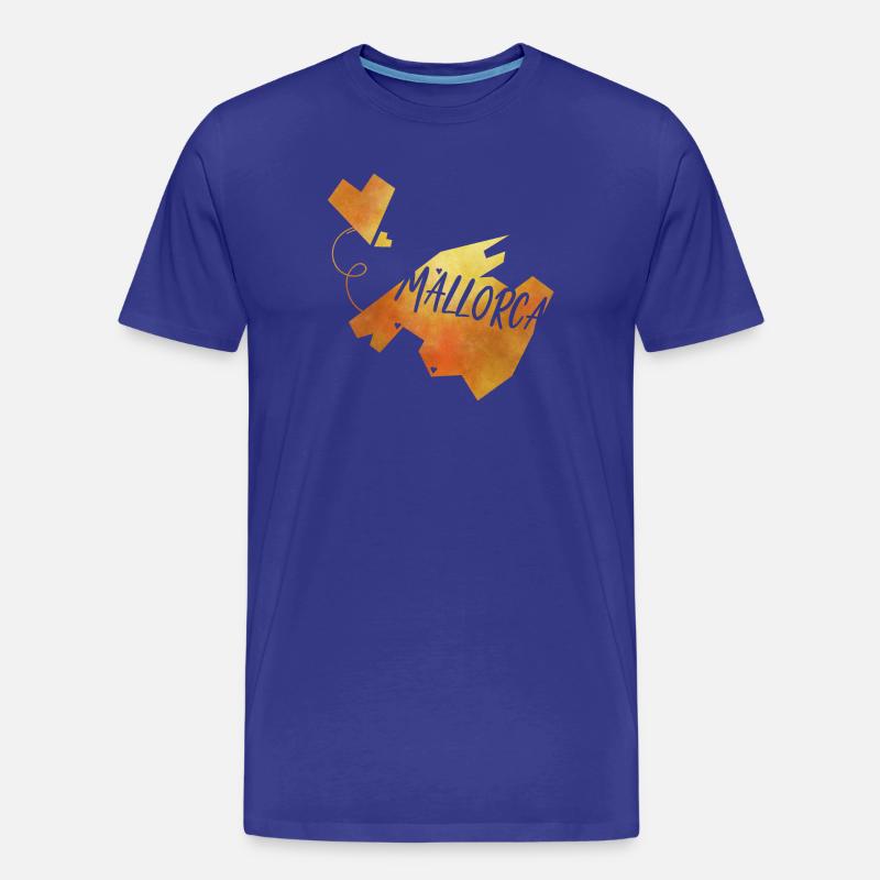 Mallorca - Männer Premium Bio T-Shirt - Königsblau