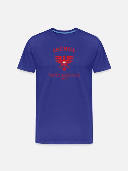 ISCHGL Österreich Austria - Men's Premium Organic T-Shirt - royal blue