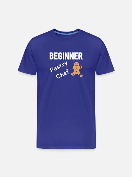Beginner Pastry Chef - T-shirt bio Premium Homme - bleu roi