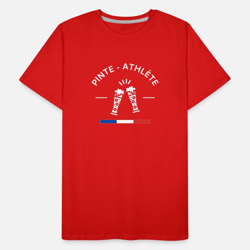 Pinte athlète T-shirt bio Premium Homme