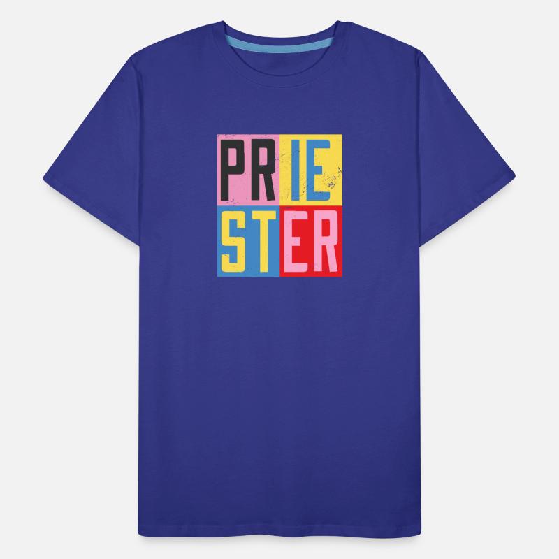 Conception de prêtre T-shirt bio Premium Homme