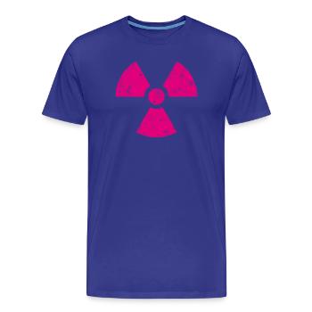 Radioaktivität - Männer Premium Bio T-Shirt - Königsblau - Vorne - Damien (186cm)