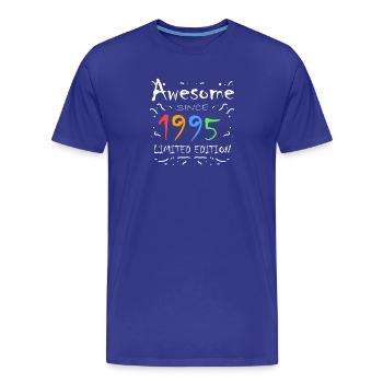 1995 - Born 1995 - Fantastic since 1995 - Men's Premium Organic T-Shirt - royal blue - Front - Damien (186cm)