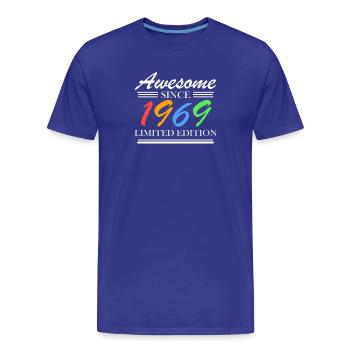 1969 - Born 1969 - Fantastic since 1969 - Men's Premium Organic T-Shirt - royal blue - Front - Damien (186cm)