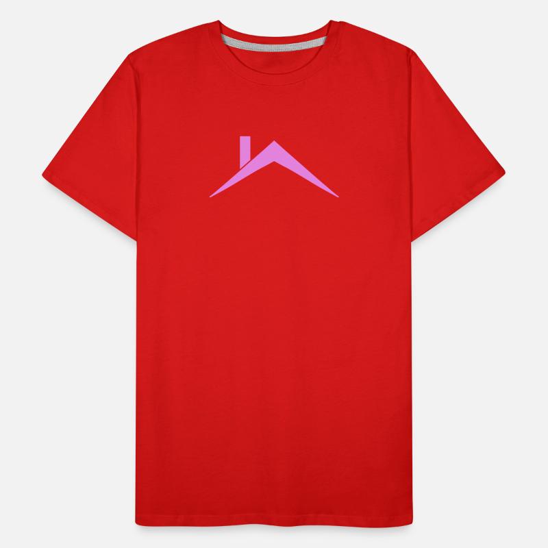 Couvreur de toit de maison T-shirt bio Premium Homme